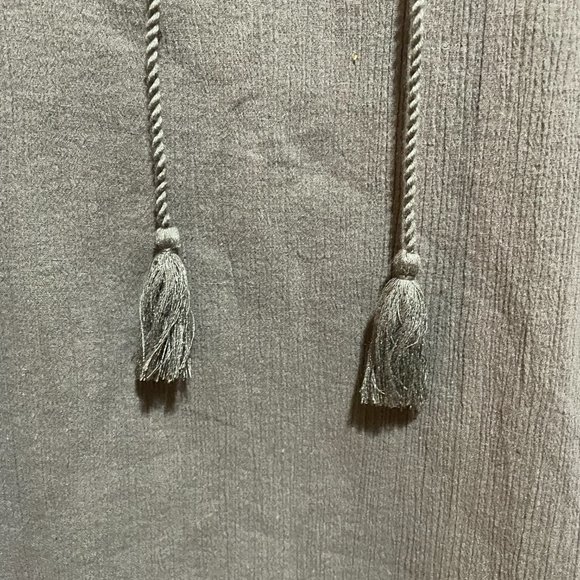 Catherines Green Tassel Boho Blouse Top - Picture 8 of 11